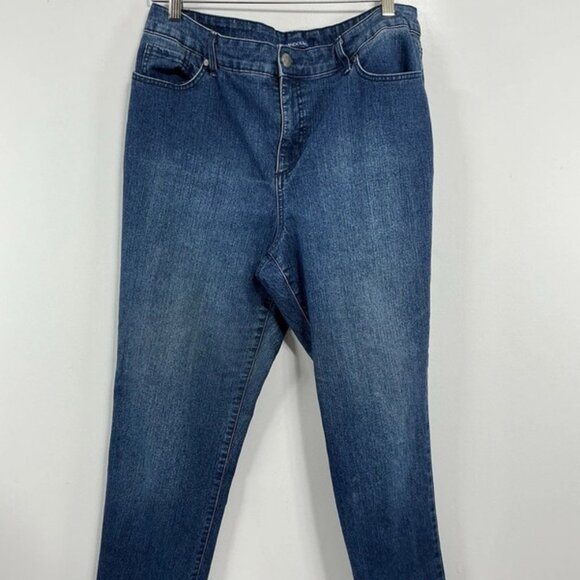 Womans Bandolino Mandie Slim Blue Jeans 16 - Picture 1 of 3